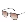 POLICE SPL152-53GGNY Sieviešu taisnstūra saulesbrilles - Havana acetāta rāmis ar pelēkām gradienta lēcām