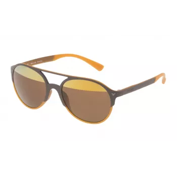 POLICE SPL163V556L2H Unisex saulesbrilles Havana brūns gradients 55/19/140 mm
