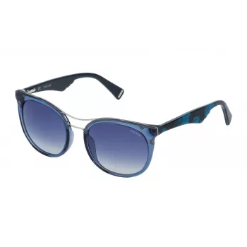 Police SPL758520955 Sieviešu saulesbrilles Havana Acetāta rāmis Brūna lēca 52mm