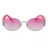 POLICE SPLA18-540492 Sieviešu taisnstūra saulesbrilles Havana brūns gradients 54mm
