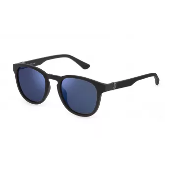 POLICE SPLF60-53U28P vīriešu taisnstūra formas polarizētas saulesbrilles, Havana rāmis, zaļas lēcas, 53mm