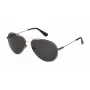 POLICE SPLL11-590302 Unisex saulesbrilles - melns rāmis, pelēkas lēcas, UV400, 59mm