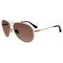 POLICE SPLL11-620H34 Unisex saulesbrilles - Melns/Havanas rāmis, pelēkas lēcas, 62 mm