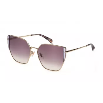 POLICE SPLL38-57594Y Sieviešu saulesbrilles - UV400 aizsardzība, 57 mm lēcas
