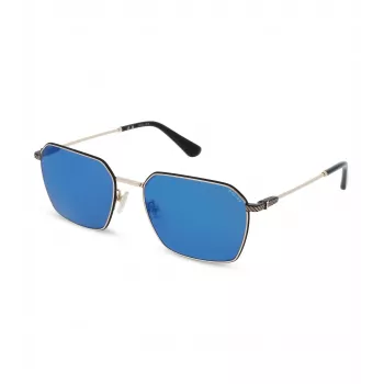 POLICE SPLL84-56300B Vīriešu saulesbrilles Havana acetāta rāmis Brūnas lēcas 56/19/145 mm
