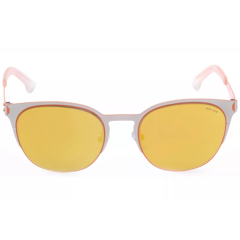 POLICE Unisex SPL341-S34G Saulesbrilles Havana 52/21/145 mm