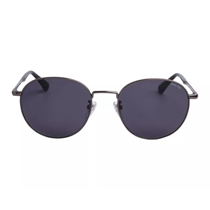 POLICE Unisex SPLD94M530613 Saulesbrilles - Spīdīgs melns rāmis, dūmu lēcas 53/19/140 mm
