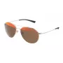 POLICE Unisex Saulesbrilles S8953V570300 Pilot Acetāts Melns Pelēks 57mm