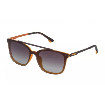 POLICE Unisex Saulesbrilles SPL528999UXM - Acetāta rāmis, UV400 aizsardzība, 99 mm lēcas