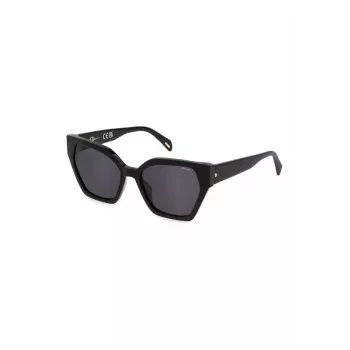 POLICE Sieviešu kaķacs formas saulesbrilles SPLL34M550700 Havana Brūns gradients 55/18/140 mm