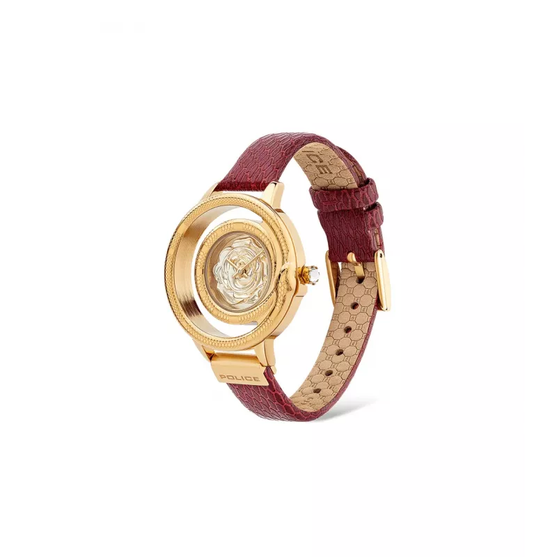 Police Sieviešu PEWLA2008302 Kvarca Analogais Pulkstenis 36mm Roze Zelts Nerūsējošais Tērauds Milānas Siets