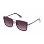 POLICE Women's SPLD82-550GL7 Cat Eye Sunglasses Havana/Brown Gradient UV400