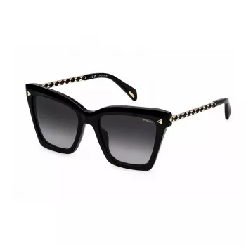 POLICE sieviešu kaķa acs saulesbrilles SPLN62-520700, Havana brūns rāmis, brūnas gradienta lēcas, 52mm
