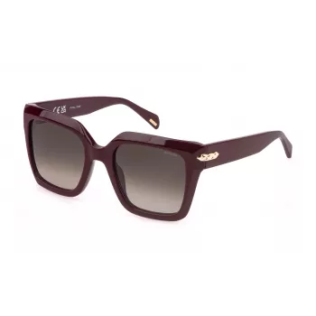 POLICE Sieviešu saulesbrilles SPLR26E530AR3 - Melns rāmis, Pelēkas gradienta lēcas, UV400 aizsardzība, 53mm