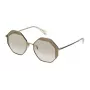 POLICE Sieviešu saulesbrilles SPL837W538FFD - Havana acetāta kaķacs rāmis, brūnas gradienta lēcas, UV400 aizsardzība