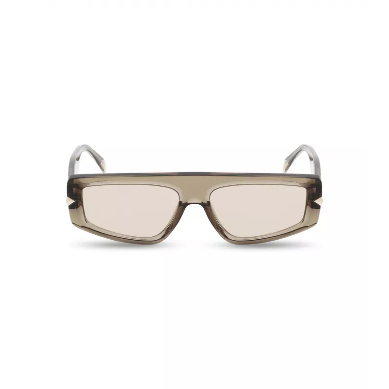 POLICE Sieviešu saulesbrilles SPLF33-57092T Havana rāmis Gradienta Brūnas lēcas 57mm