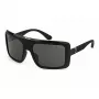 POLICE Sieviešu saulesbrilles SPLF62M6104AW - Taisnstūra acetāta rāmis ar UV400 pelēkām lēcām (62/18/140 mm)