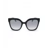POLICE Women's Sunglasses SPLG19-540700 Black Acetate Square Frame Grey Lens 54mm