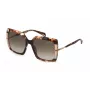 POLICE Sieviešu saulesbrilles SPLG23-5702AD Havana/Brūnas Taisnstūra Acetāts 57mm