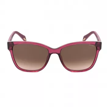 Police Sieviešu Saulesbrilles SPLG44560G64 - Melns Rāmis, Pelēki Gradienta Lēcas, 56mm