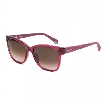 Police Sieviešu Saulesbrilles SPLG44560G64 - Melns Rāmis, Pelēki Gradienta Lēcas, 56mm