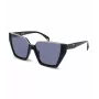 Police sieviešu saulesbrilles SPLL33M570700 - Taisnstūra acetāta rāmis ar pelēkām polikarbonāta lēcām UV400