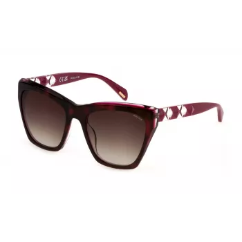 POLICE Sieviešu saulesbrilles SPLL36-540AHL Havana Brūna 54mm