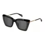 POLICE Sieviešu saulesbrilles SPLL95-610700 - Acetāta rāmis, polikarbonāta lēcas, UV400 aizsardzība, 61 mm lēca