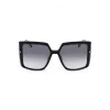 POLICE Sieviešu saulesbrilles SPLL96M560700 Kaķacs formas acetāta rāmis UV400 Pelēkas lēcas 56mm