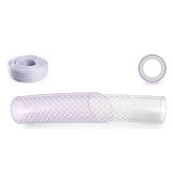 POLIX vispārējas nozīmes pīta PVC šļūtene 8.0 mm x 1.6 mm x 50 m 4-slāņu