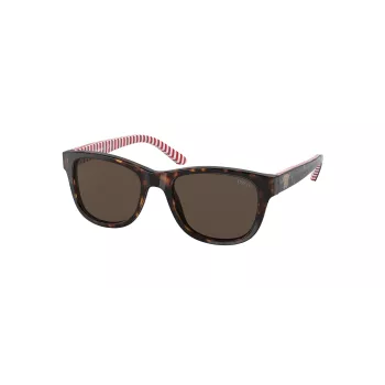 Polo Ralph Lauren PP9501-593673 Unisex Saulesbrilles Havana Brūna 47mm