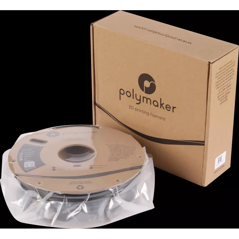 Polymaker PA10001 PLA Filaments 1,75 mm 1 kg Melns