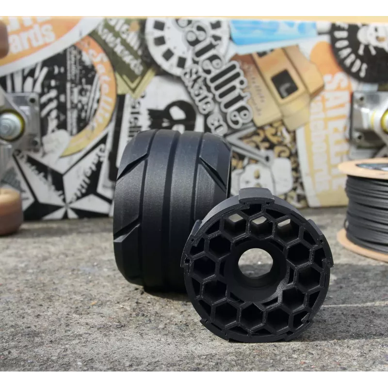 Polymaker PA10001 PLA Filaments 1,75 mm 1 kg Melns