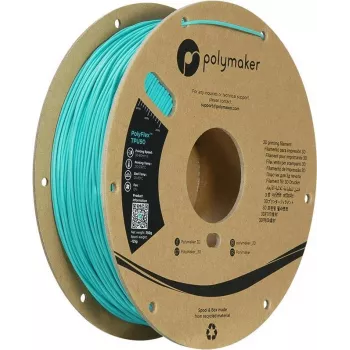 Polymaker PolyFlex TPU90 elastīgais TPU kvēldiegs 1,75 mm 750 g zili zaļš PD02005