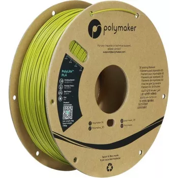 Polymaker PolyLite PLA 3D printera kvēldiegs 1,75mm olīvzaļš 1kg (PA02058)
