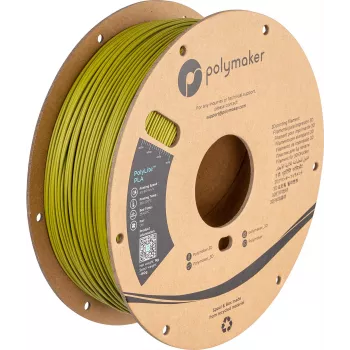 Polymaker PolyLite PLA 3D printera kvēldiegs 1,75mm olīvzaļš 1kg (PA02058)