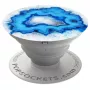 PopSockets Original PopGrip tālruņa turētājs un statīvs - Ice Blue Agate
