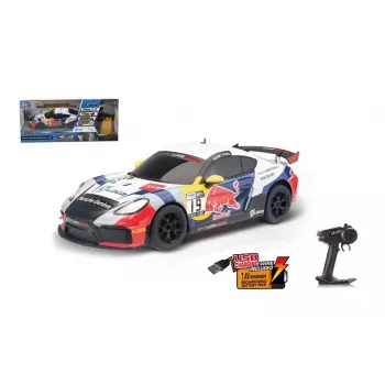 Porsche 718 Cayman GT4 1:24 mērogā 2.4 GHz RC automašīna - dzeltena