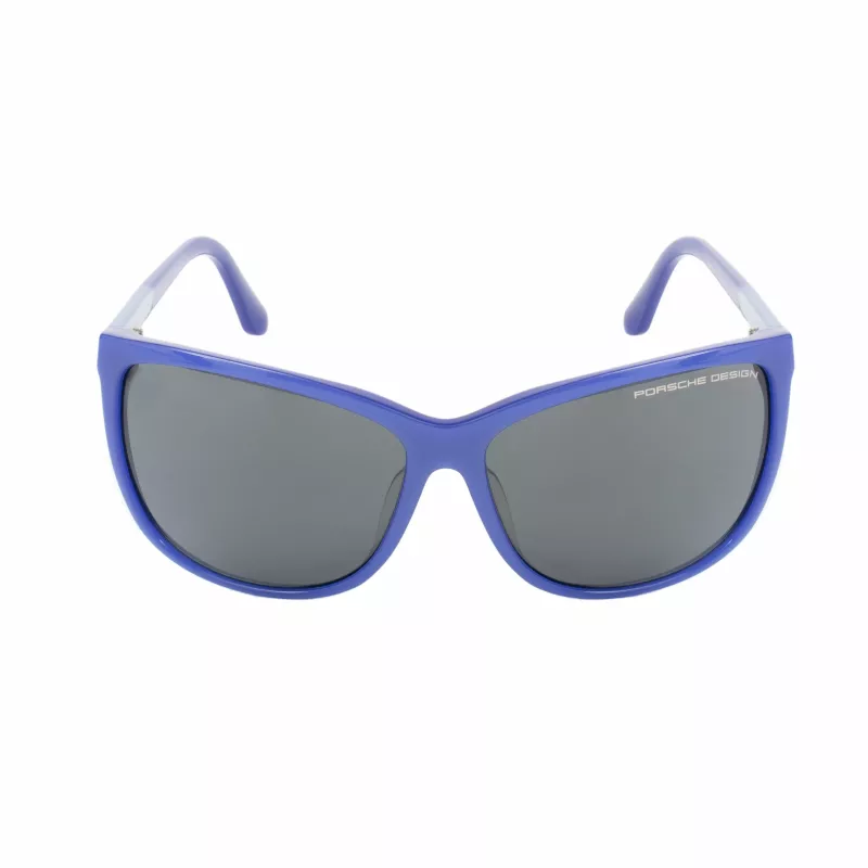 PORSCHE DESIGN Vīriešu saulesbrilles P8590-D tumši pelēkas taisnstūra formas pilna apmale 61/14/145 mm UV400