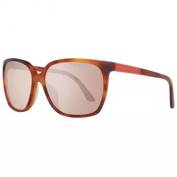 Porsche Design P8589-60E Sieviešu saulesbrilles - Gunmetal Grey, kvadrātveida rāmis, UV400 aizsardzība