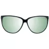 PORSCHE DESIGN Sieviešu saulesbrilles P8588-61A - Melns rāmis, pelēkas lēcas, 61/13/135 mm