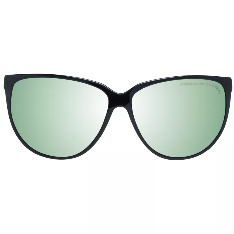 PORSCHE DESIGN Sieviešu saulesbrilles P8588-61A - Melns rāmis, pelēkas lēcas, 61/13/135 mm
