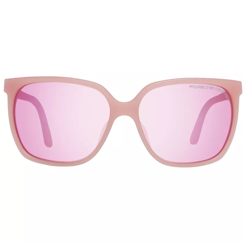 PORSCHE DESIGN Sieviešu saulesbrilles P8589-60D Zelts Metāla rāmis Pelēks Gradienta lēcas 60/15/135 mm