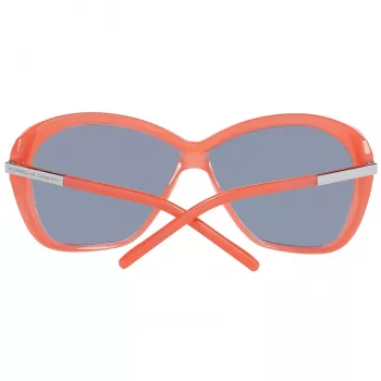 PORSCHE DESIGN Sieviešu saulesbrilles P8603-66A Titāns Zelts Pilots Aviators Pelēks Gradients UV400