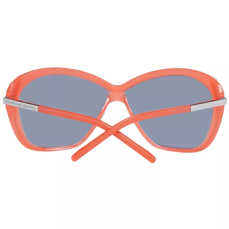 PORSCHE DESIGN Sieviešu saulesbrilles P8603-66A Titāns Zelts Pilots Aviators Pelēks Gradients UV400