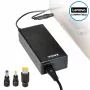 Port Connect 65W klēpjdatora maiņstrāvas adapteris Lenovo - Slim Tip, melns