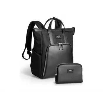 PORT DESIGNS Muse Signature Laptop Backpack 16 inch Melns, 20L, Pārstrādāts poliesters