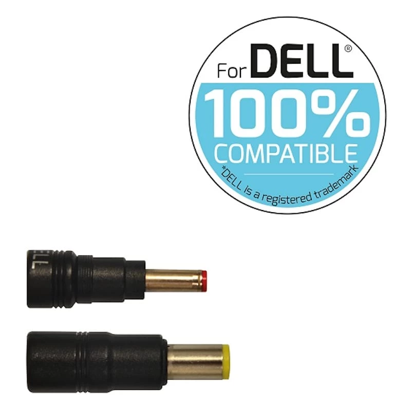 PORT DESIGNS Port Connect 90W portatīvā datora adapteris Dell - melns