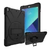 Port Designs Pro Shock 360 izturīgs aizsargmaciņš ar 360° rotāciju Samsung Galaxy Tab A9+ - Melns