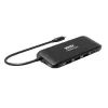 PORT USB-C Docking Station 11-in-1 Hub ar 4K HDMI, VGA, Gigabit Ethernet, 100W PD, USB 3.1, SD/MicroSD, Audio - Melns